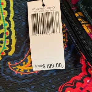 Vera Bradley Wheeled carry on. Brand new!